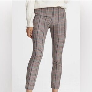 Rag & Bone Simone Check Pants. Size 4. Color- Blue Multi. Never worn, with tags